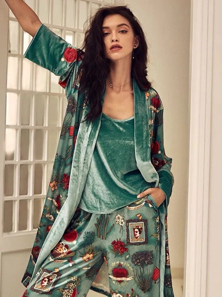 PIJAMA VELVET FRIDA